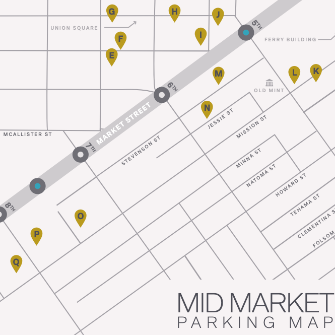 Mid Market Parking Map