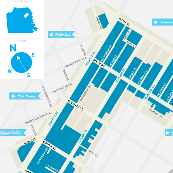 image of a map of mid Market in SF
